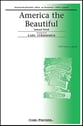 America the Beautiful SATB choral sheet music cover